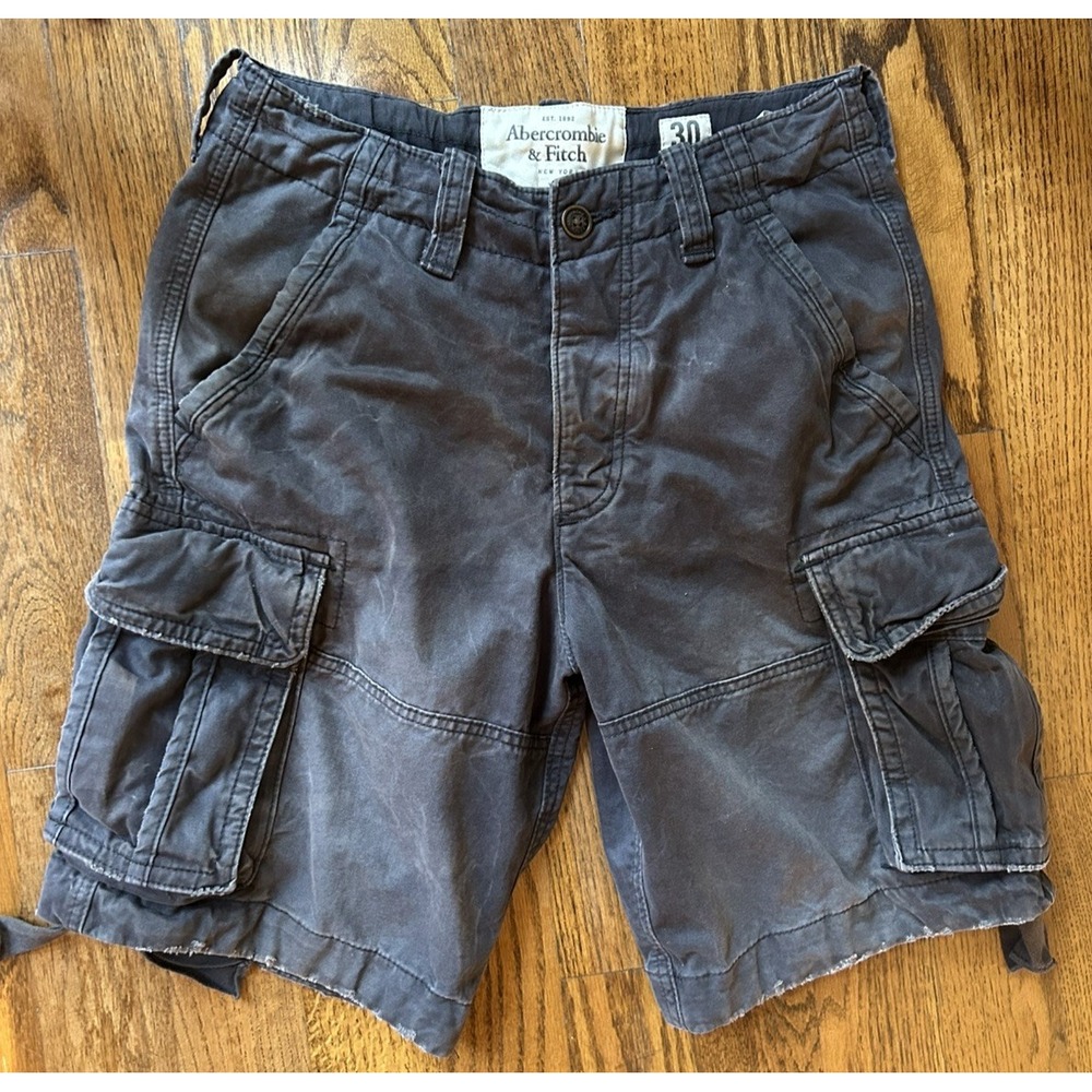 Abercrombie & Fitch Cargo Shorts Utility Gorpcore Y2K Size 30